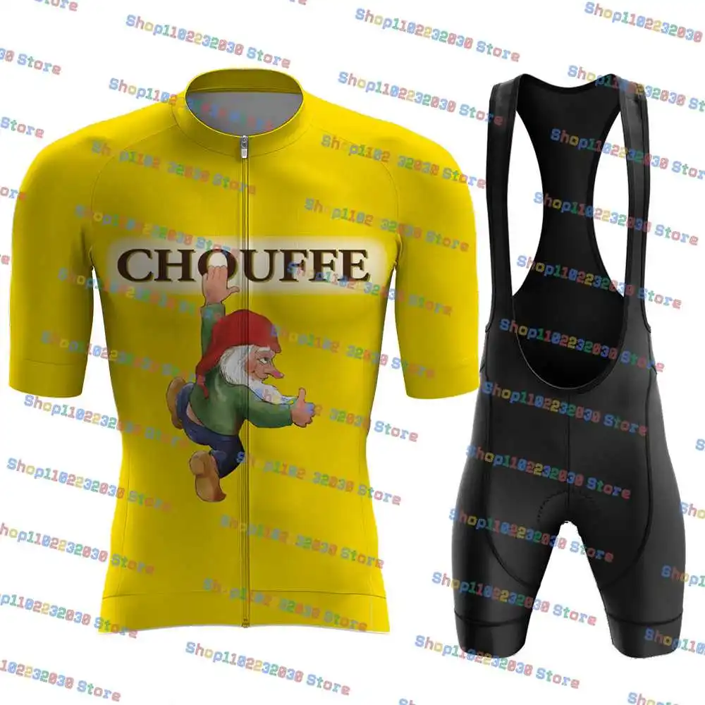 Belgium Beer Cycling Jersey Set MTB Uniform Bike Clothing Mens Quick Dry Bicycle Wear Clothes Short Maillot Culotte