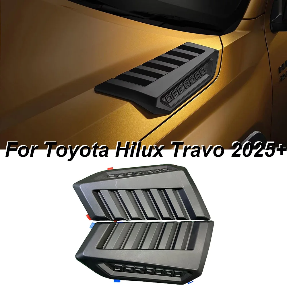 

Auto Exterior Accessories Bonnect Scoop Cover Fit for Toyota Hilux Travo 2025+ Scoop Cover Trims Accessories