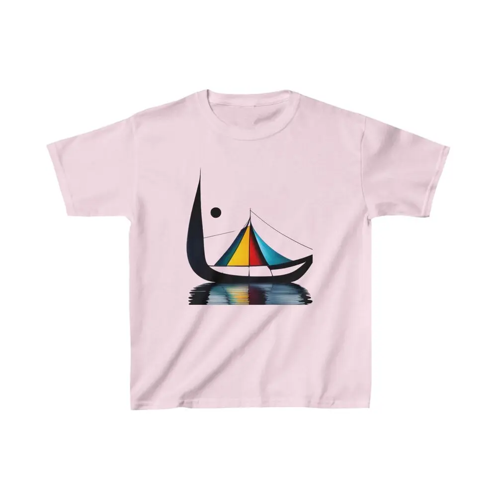 Kids Cotton Tee original surreal artistic sculpture children cool boat t-shirt