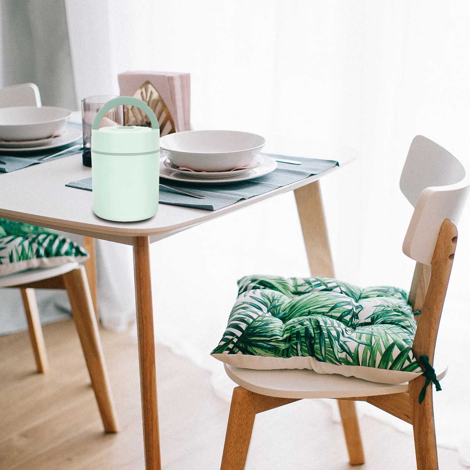 

Insulated Soup Cup Portable Breakfast Container with Lid Leakproof Thermal Food Holder for Oatmeal Milk Porridge Outdoor Travel