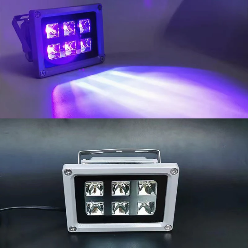 405nm UV Lamp SLA/DLP 3D Printing Resin Model Fast Curing 110-240V Ultraviolet LED Photosensitive Glue Auxiliary Drying Light