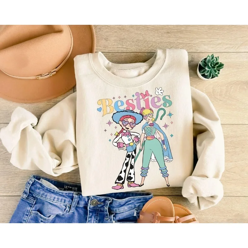 

Toy Story Besties T-Shirts, Disney Bo Peep and Jessie Shirts, Toy Story Bo Peep Toy Story Best Friends Tee, BFF Girls Trip