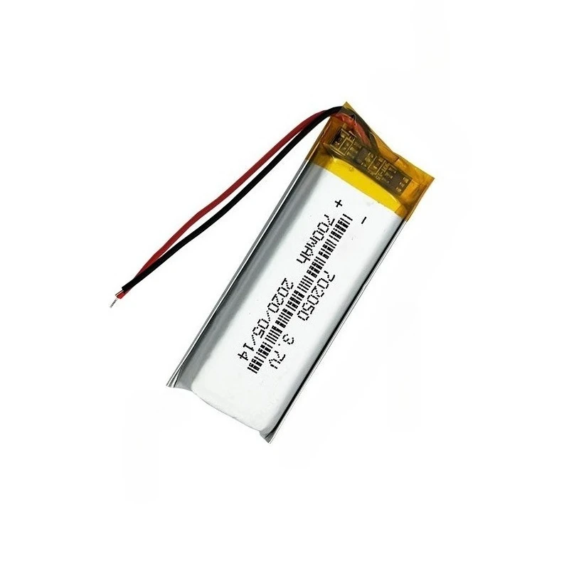 702050 3.7 فولت 700 مللي أمبير عالية السعة V3 و V6 سماعات بلوتوث بطارية ليثيوم قابلة للشحن #3