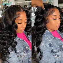 Deep Wave Lace Front Human Hair Wig #5
