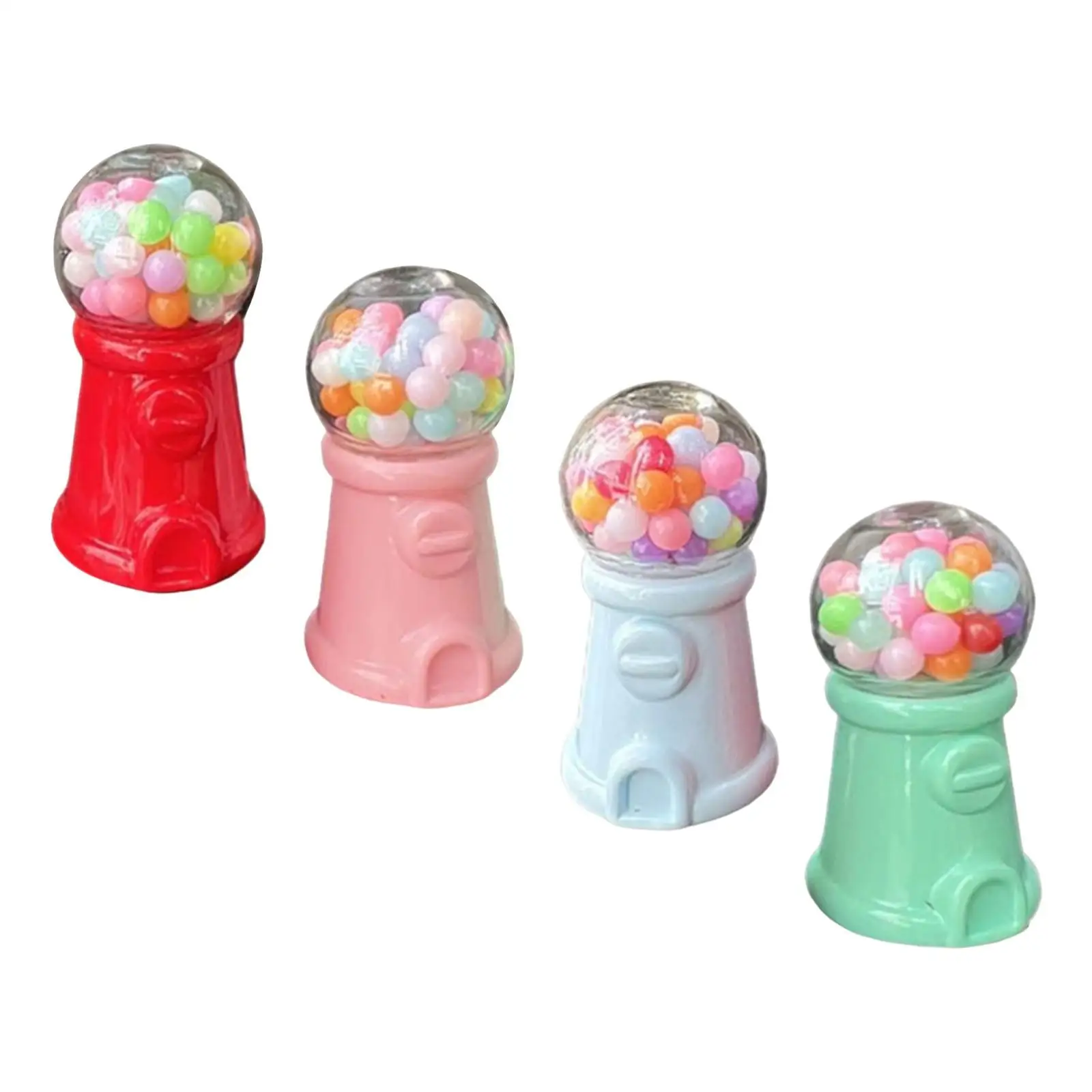 Miniature Candy Machine Decor Toy DIY Mini House Accessory for Gift 1/12 Doll House Decor Kids Scene Decor Tabletop Decoration