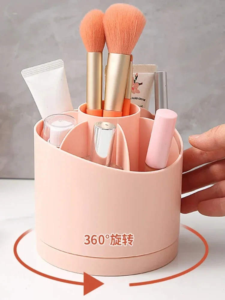 6 Girds Ferris Wheel 360° Rotating Pen Holder Large Capacity Cute Pencil Storage Box Desktop Organizer School Office Stationery