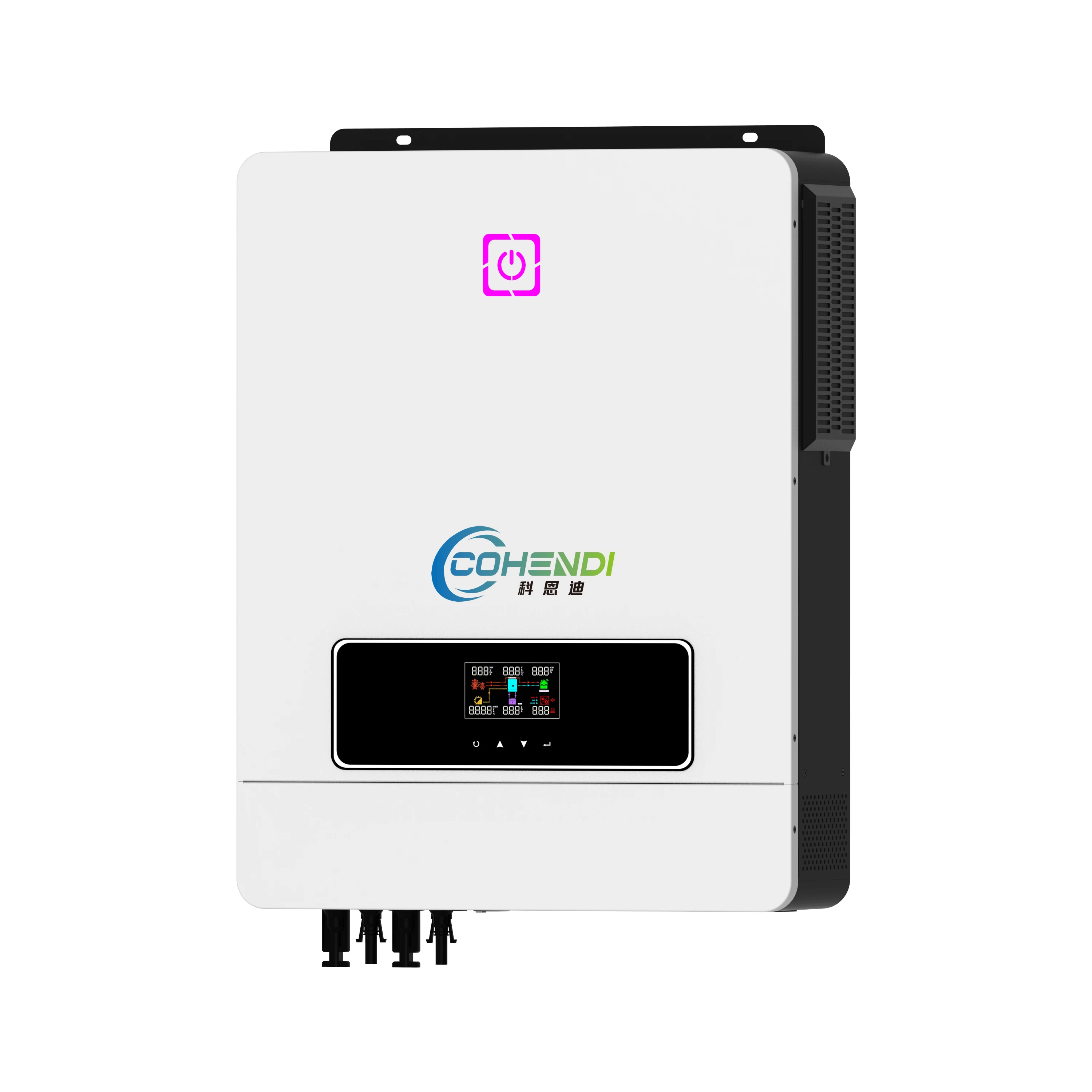 Top quality on/off 10 kw solar inverter on off grid hybrid 48Vdc 10.2kW 1 phase with 180A MPPT