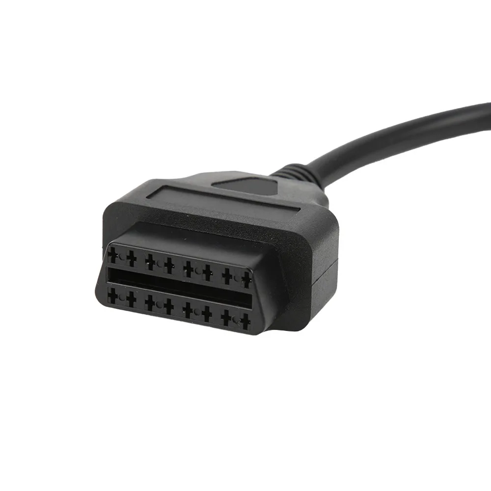 ABS OBD2 Diagnostic Adapter Plug And Play 6 Pin to 16 Pin Engine Fault Detector Universal Diagnostic Cable