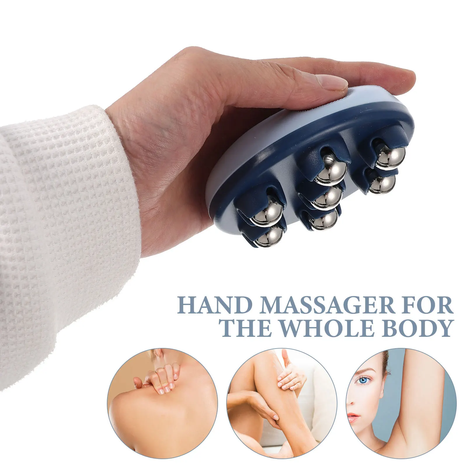 

Roller Ball Massager Reusable Acupoint Convenient Neck Comfortable Foot Abs Hand Body Care Blood Circulation