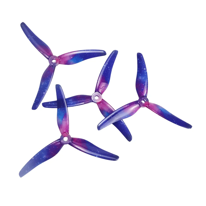 New 2Pairs / 4Pair  51433 Gemfan 5inch 3 Blade/ Tri-blade Propeller Props Brushless Motor for FPV Racing Drone Expand Modify