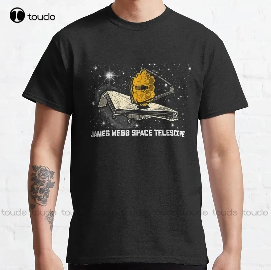 James Webb telescopio espacial Jwst astronomía astrofísica camisa clásica camiseta para hombres arte divertido ropa de calle camiseta de dibujos animados nuevo