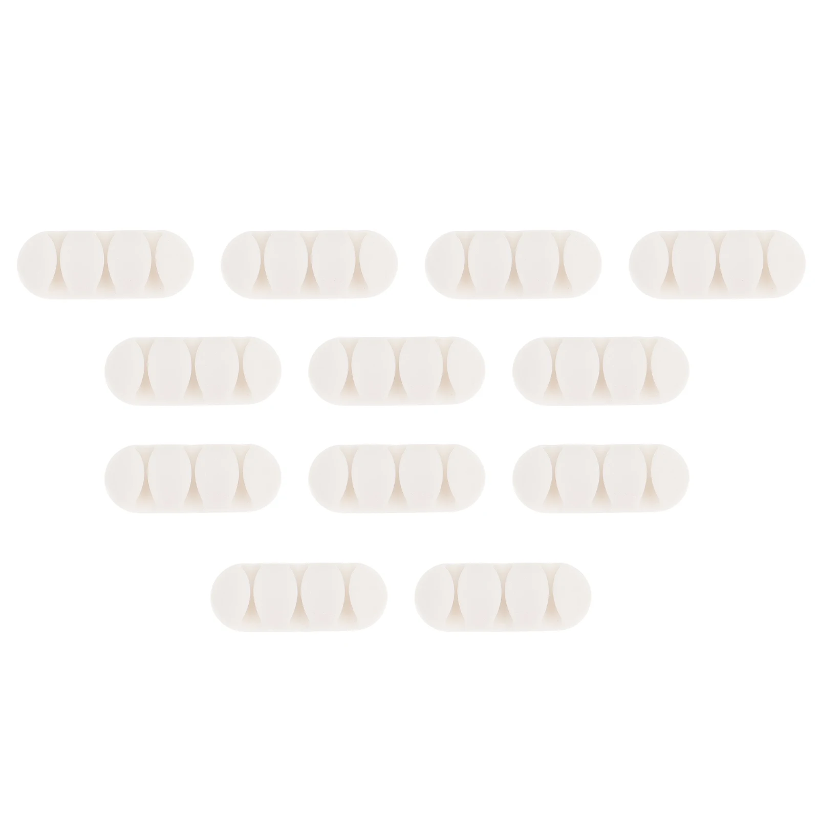 

10 PCS Cable Manager Management Holder Desk Wire Organizer Cord USB Multiple Cables Desktop Tpr for