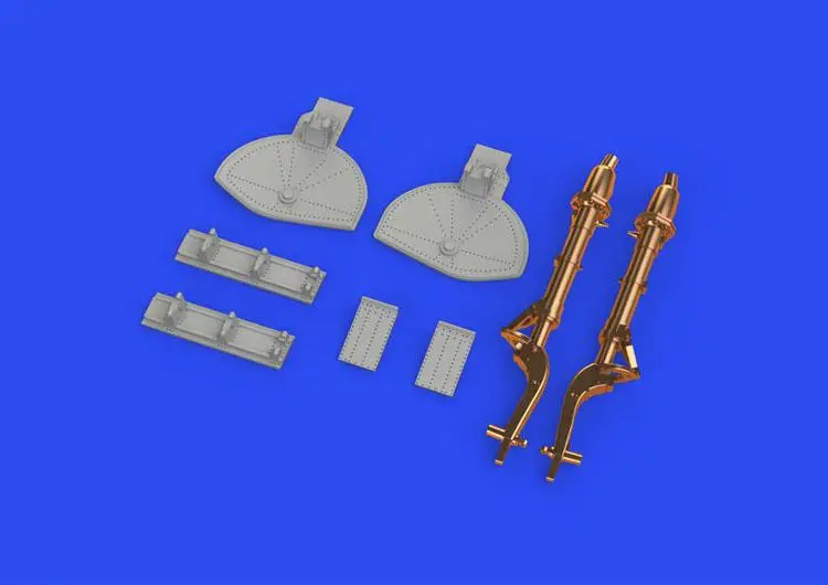 Eduard EDU 648695  A6M2 Undercarriage Legs Bronze for Eduard 1:48 scale