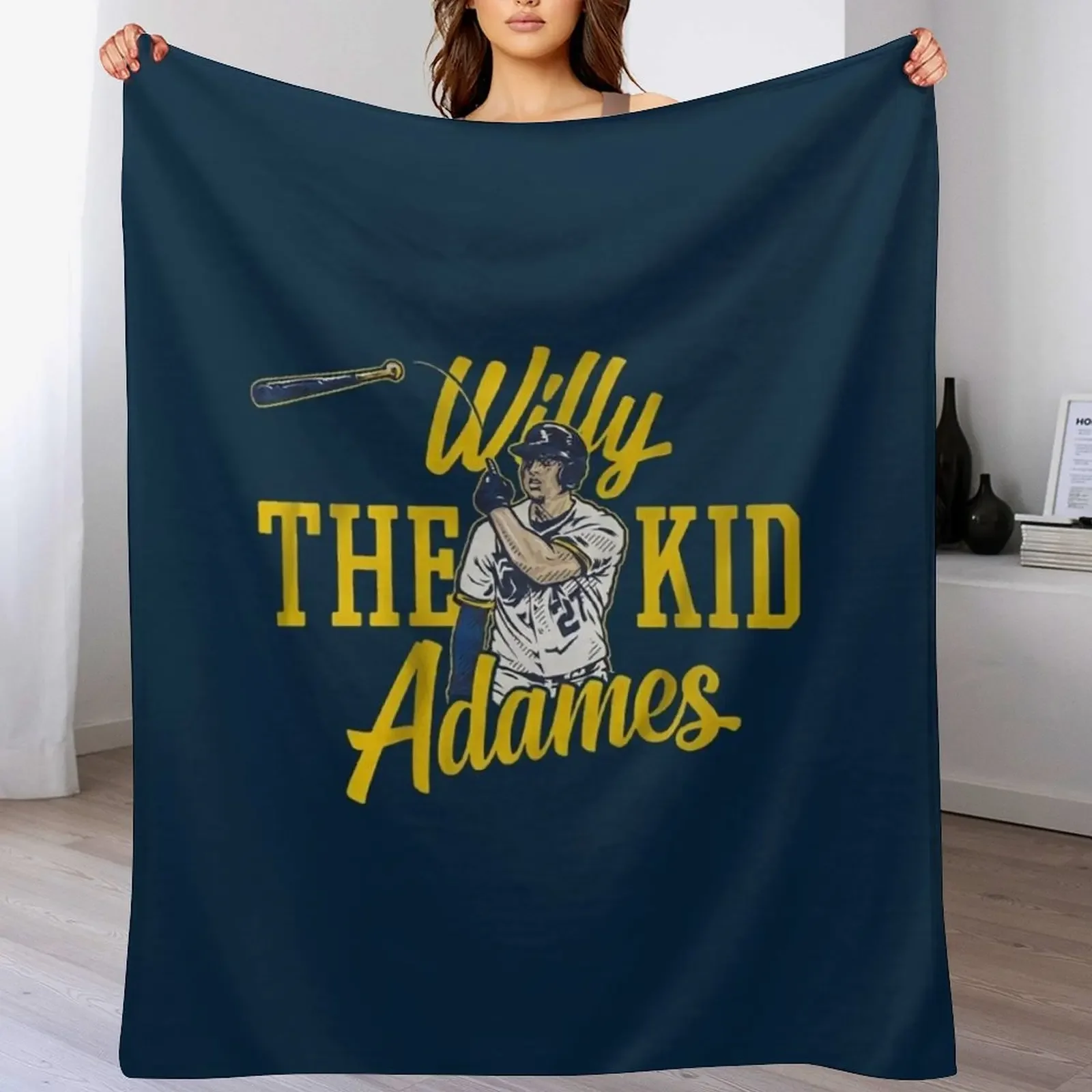 

Willy the kid Adames Throw Blanket Stuffeds Tourist manga wednesday Blankets