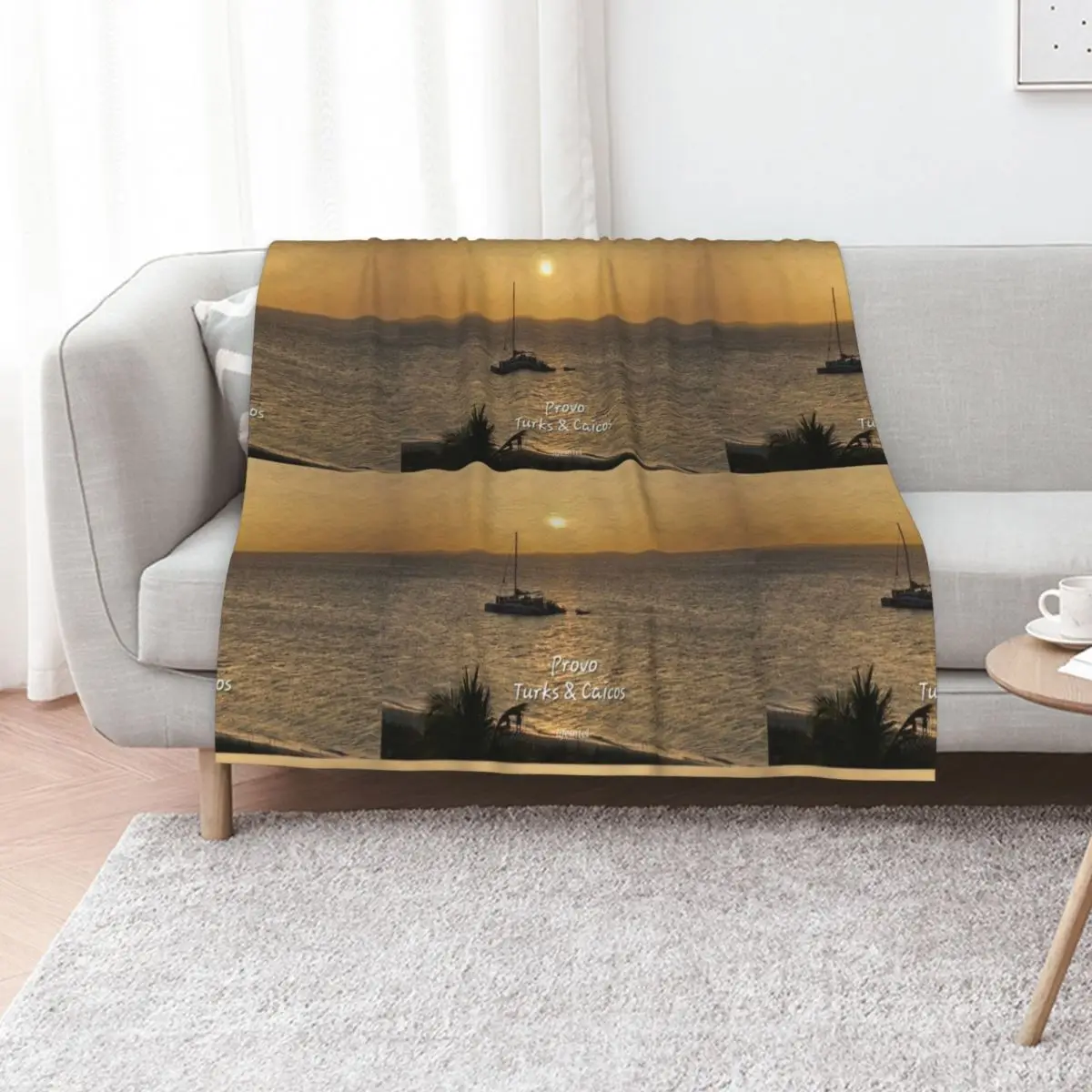 Sailing Into the Sunset Throw Blanket Sofas Winter beds cosplay anime Decorative Beds Moving Tourist Blankets
