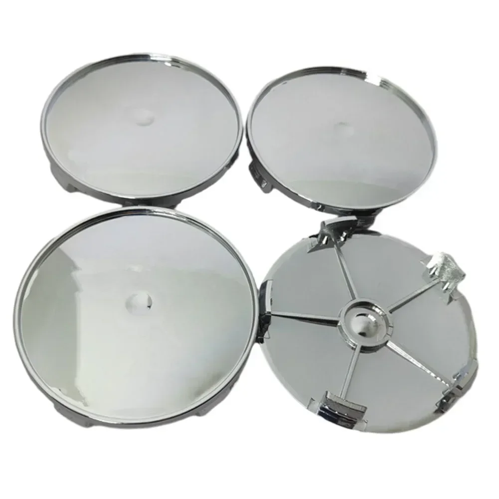 4pcs 68mm/64.5mm Universal Chrome/Black Car Wheel Center Hub Cover Cap Auto Truck 68mm ABS-Plastic Accessories