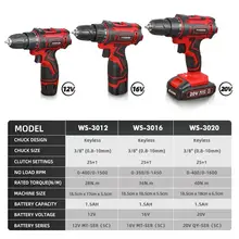 VVOSAI Cordless Drill 12V-20V #3