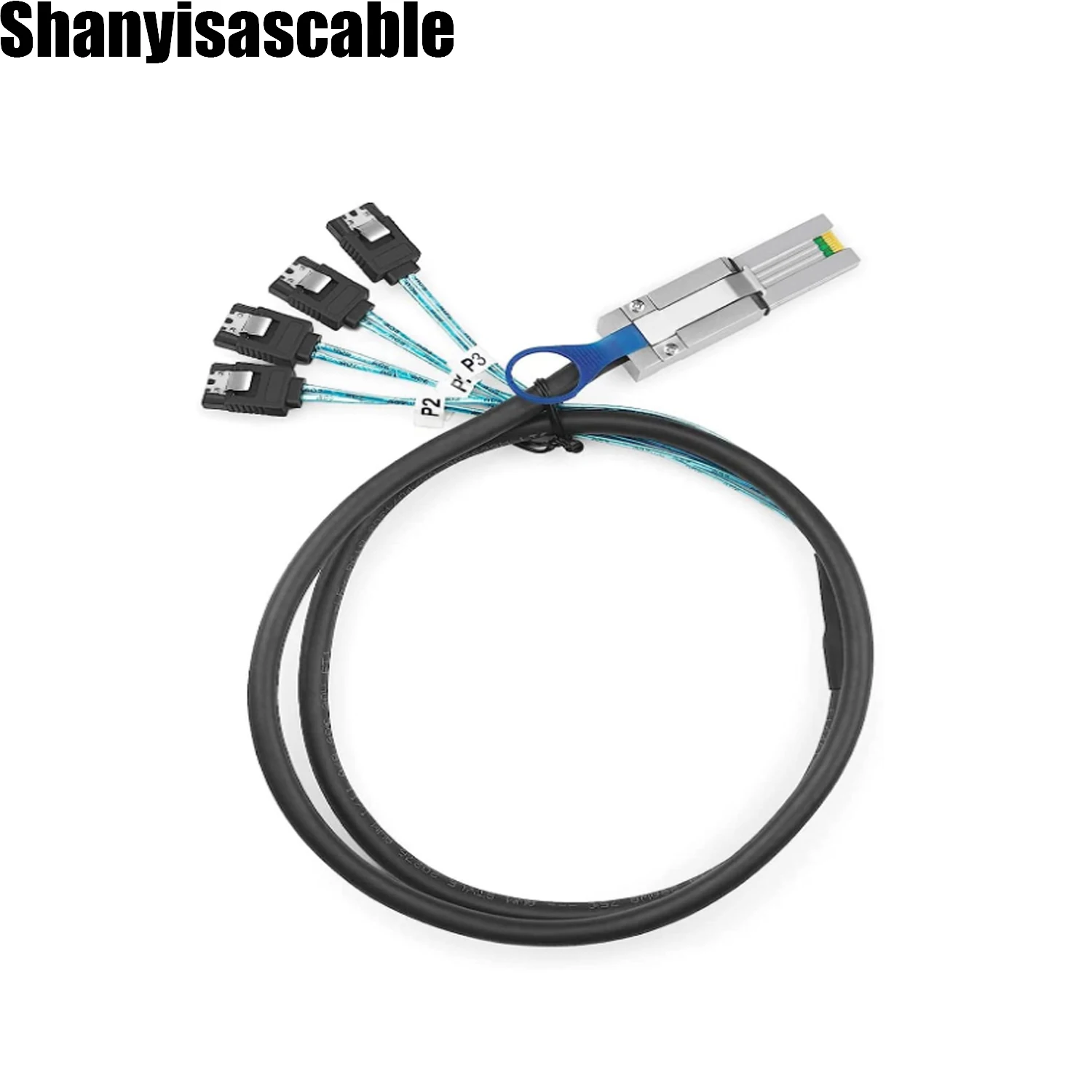 0.5M Mini SAS 26Pin SFF-8088 Male to 4 SATA 7Pin Female Cable Target/Backplane Connecting cable