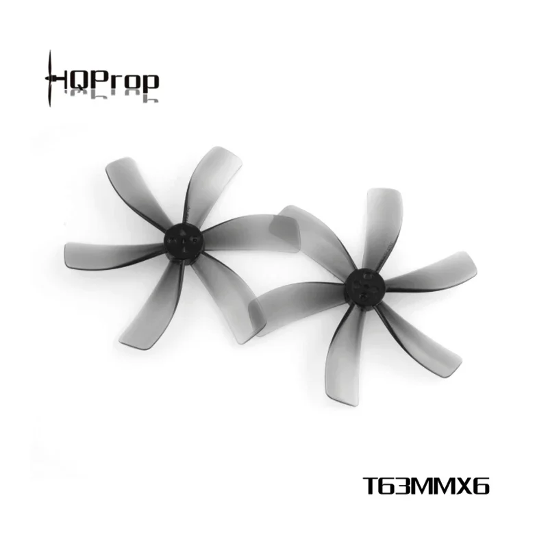 10Pairs(10CW+10CCW) HQPROP T63MMX6 Light Grey 63mm 6-Blade  Propeller