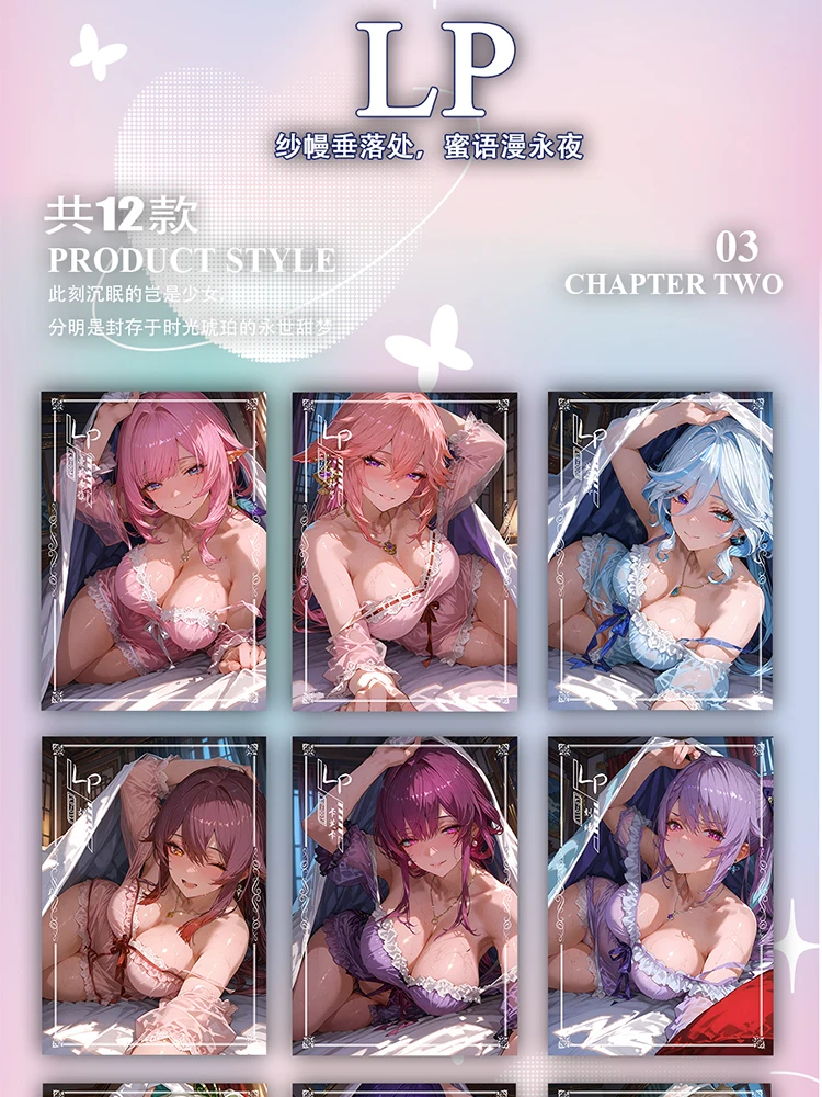

2025 Newest A Dreamlike Wedding A5 Size Sexy Waifu Boards Collection Game Board Doujin Booster Box Nude Card Toys Gifts