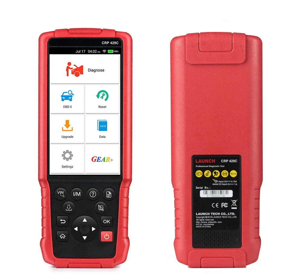 New X431 CRP429C 4 Systems Code Reader obd2 Auto Diagnostic Tool CRP429 C CRP 429C Auto Scanner