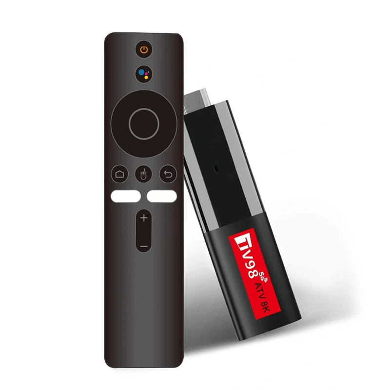 Android14 ATV Smart TV Stick Allwinner H618 Support 8K Video 2.4/5G Wifi6 Voice Remote Mini TV Box Portable Player