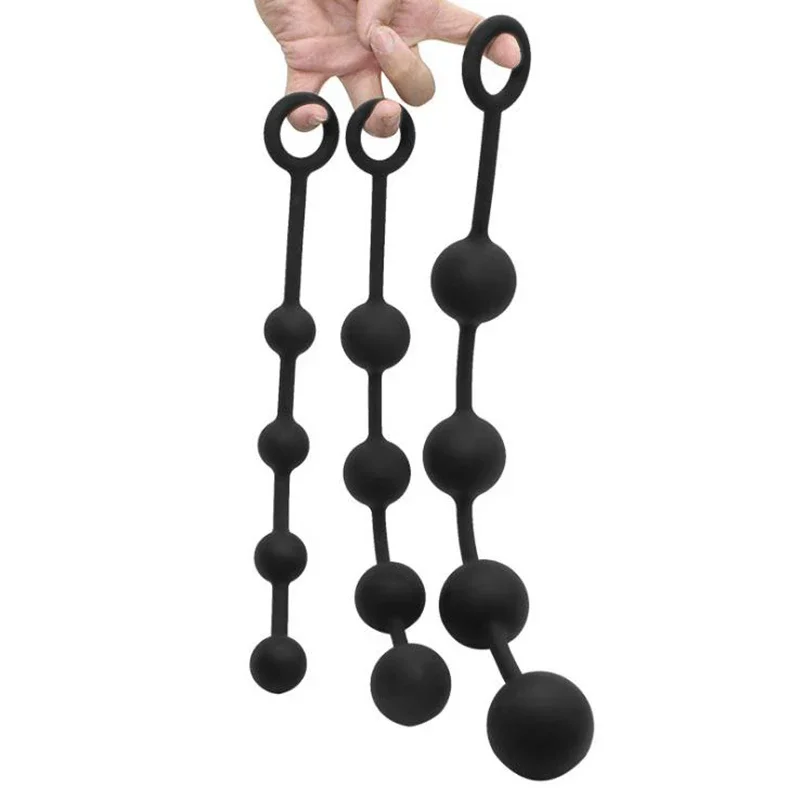 큰 실리콘 항문 구슬 공 엉덩이 플러그 Anus Masturbator Dilatodor 확장기 전립선 마사지 성인 에로틱 한 섹스 토이 여성을위한