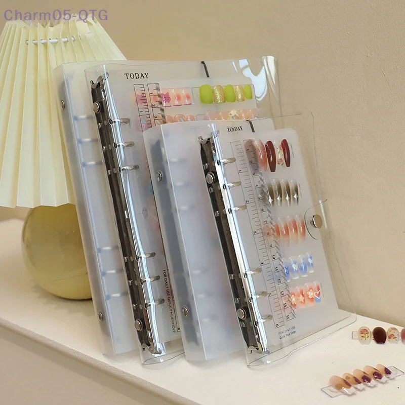Hot！Nail Art Piece Storage Book Large Capacity Exhibition Photo Album Card Clip Display Board DIY Simple Album Storage Book