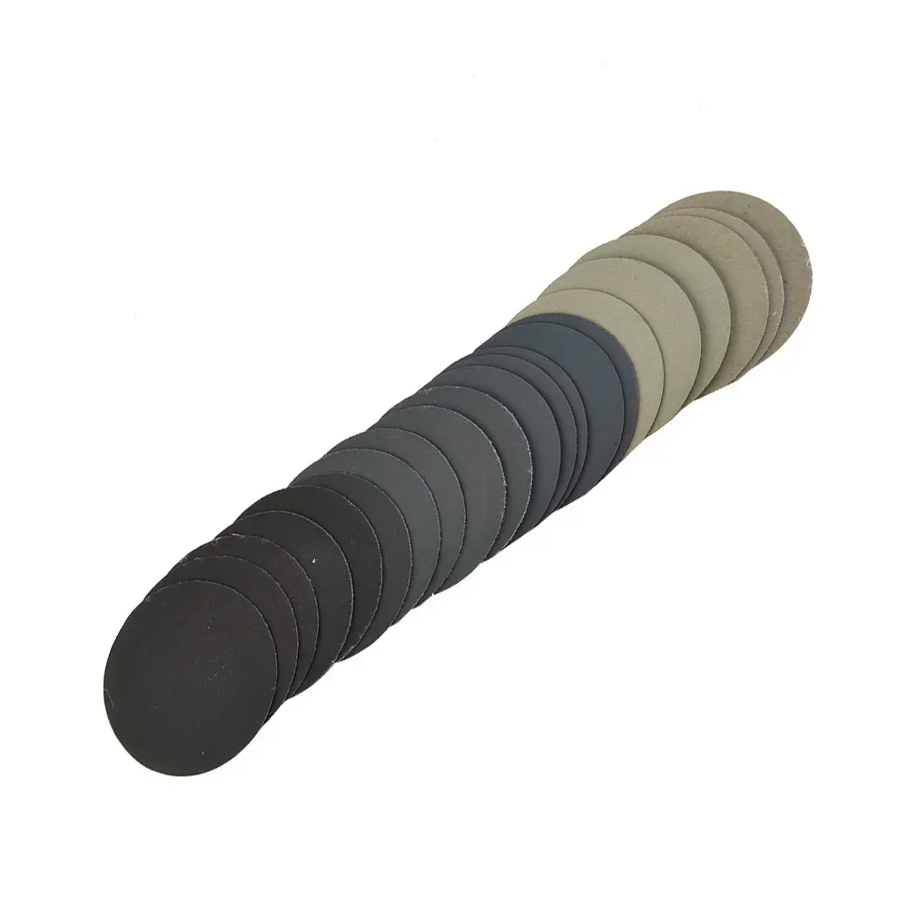 

Disc Sandpaper For 5 Inch Polishing Pad Low Curl No Creases Oilproof 1000/1500/2000/3000/5000 Grit Dry And Wet