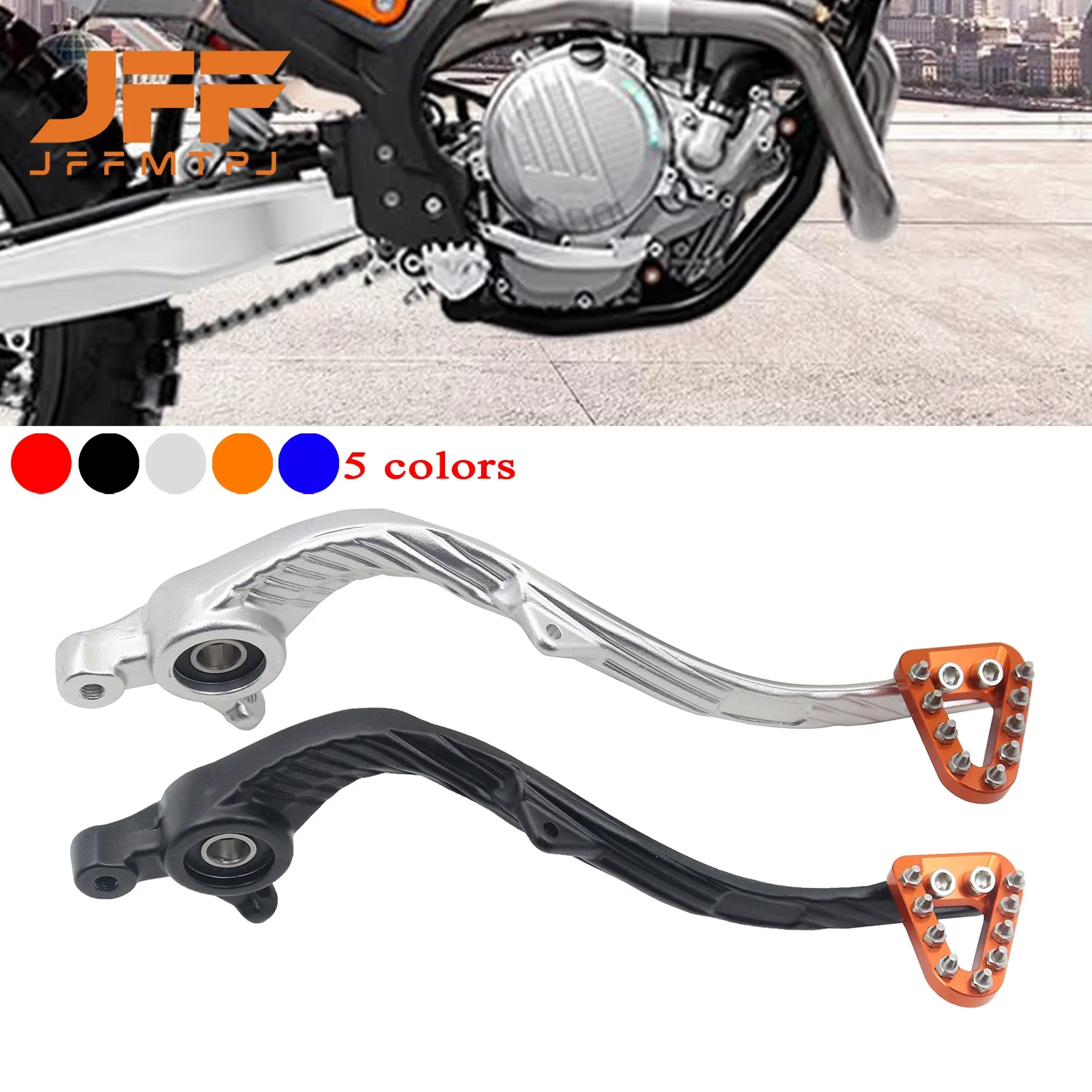 Motorcycle CNC Rear Brake Pedal Arm Lever Assembly For KTM SX SXF XC XCF XCW EXC EXCF 125 150 250 300 350 450 500 2024-2025