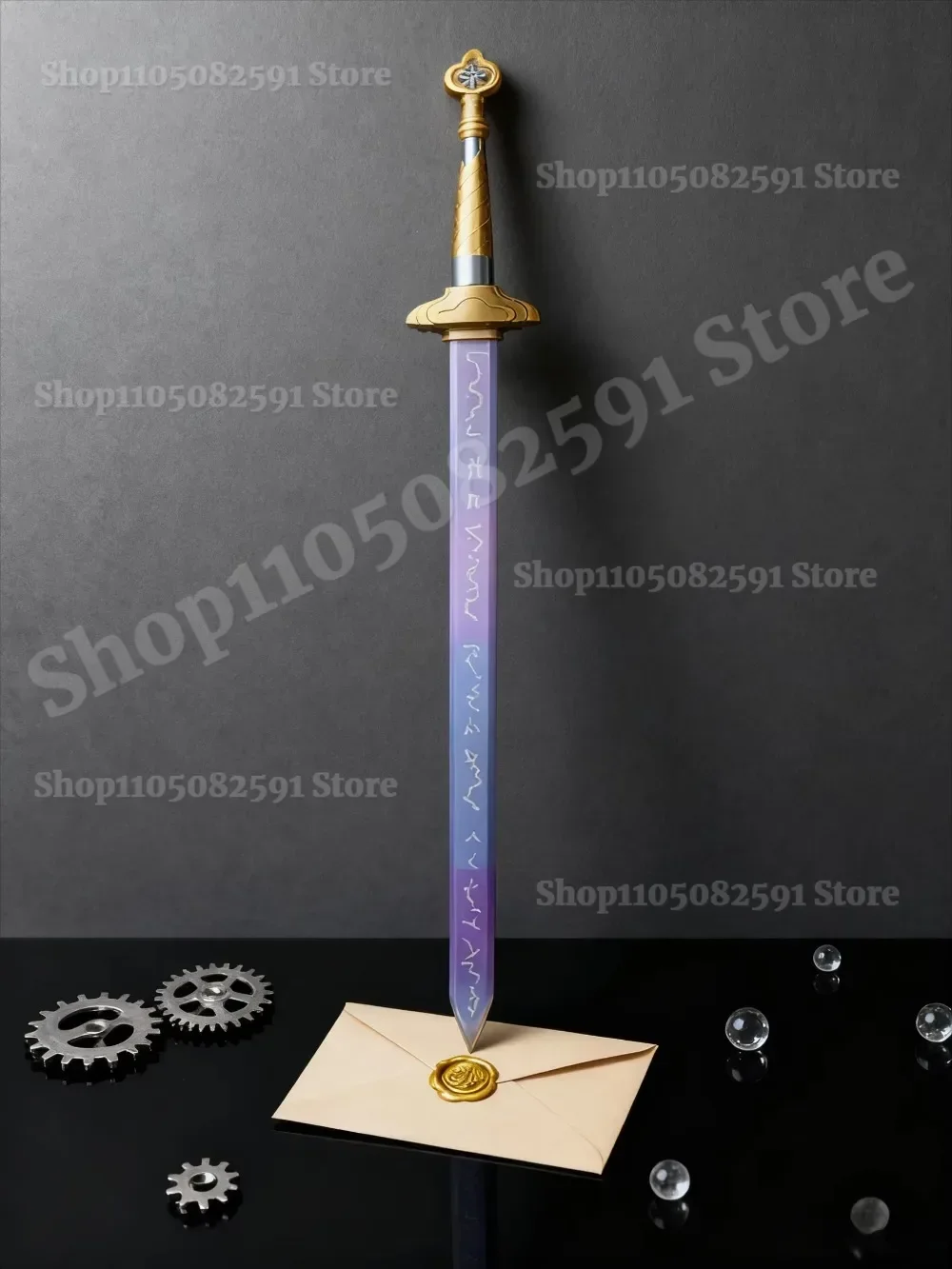 Rekwizyt Cosplay K-pop Miecz Rumi z Symbolami Stroje Demon Roleplay Miecz Łowców Kobiety Mężczyźni Halloween Karnawał Akcesoria do Kostiumów