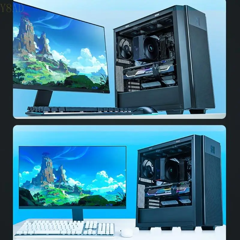 Y8AD ЦП Радиатор тихий для корпуса вентилятор 5 тепловые трубы Silent PC Cooling Cooler