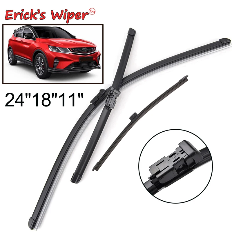 Erick\'s Wiper Front & Rear Wiper Blades Set For Geely Coolray Proton X50 2018 - 2024 Windshield Windscreen Window 24\