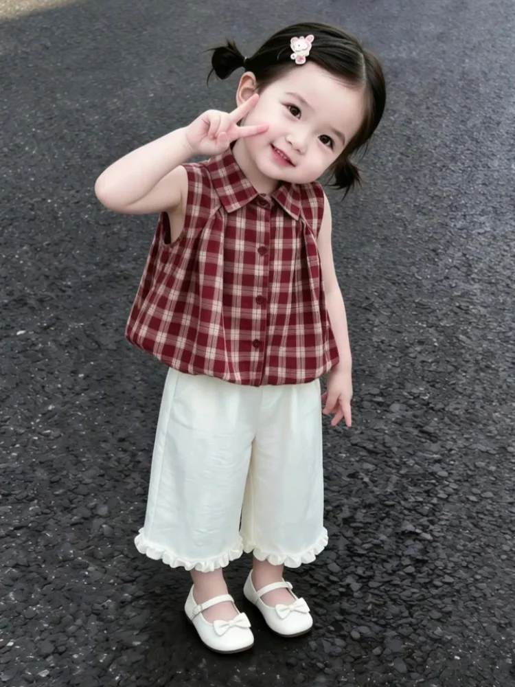 set-due-pezzi-di-alta-qualita-per-bambine-camicia-senza-maniche-a-quadri-e-pantaloni-a-gamba-larga-abbigliamento-casual-alla-moda-per-bambini