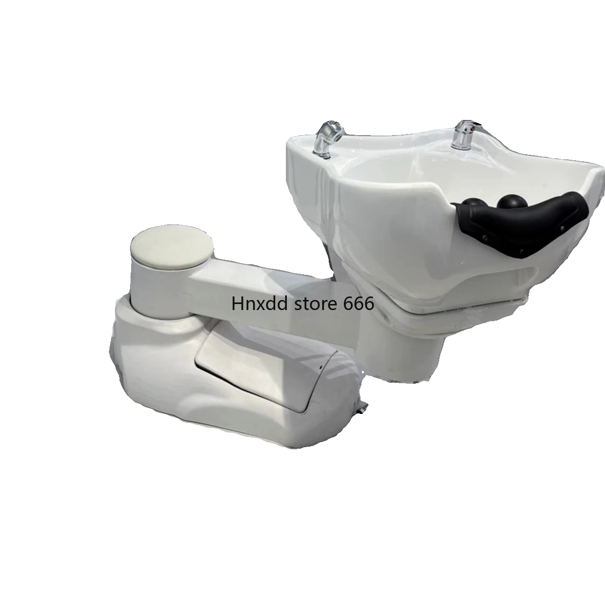 

High-End Barber Shop Punch Bed Movable Beauty Salon Multifunctional Rotating Electric Shampoo Chair