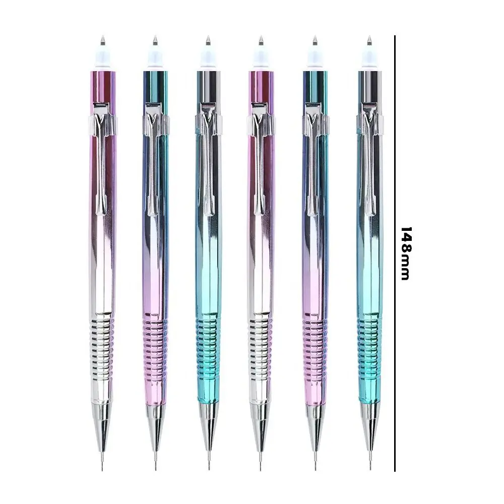High Quality Metal Mechanical Pencil Dual Head 2-in-1 Propelling Pencil 0.5/0.7/0.3/0.9mm Multi-function Pen Gift