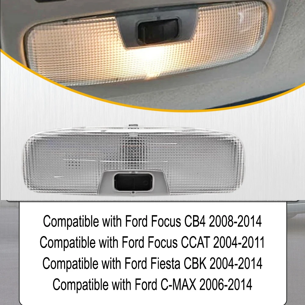 

For Ford Focus CB4 CCAT CBK C-MAX 2004-2014 Interior Reading Light Car Roof Reading Lamps 8A6A-13776-CA 8A6A-13776CA