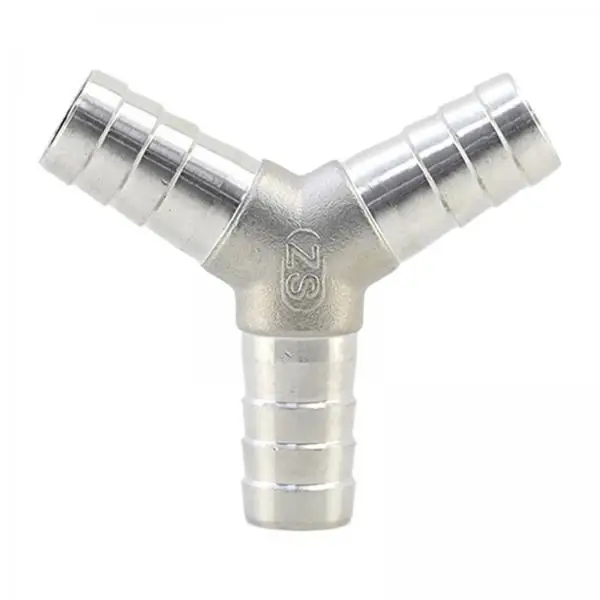 6xFuel Hose Joiner 3 Way Hose Joiner Connector for Air Pipe Fuel Pipe Oil Pipe M10mm