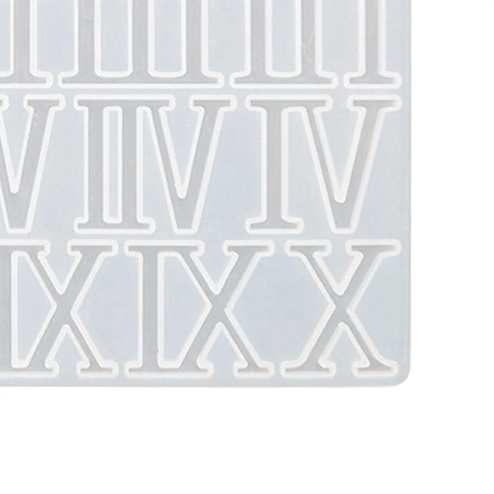 Numerals Mould including Arabic and Roman Numbers DIY for Homemade Supplies