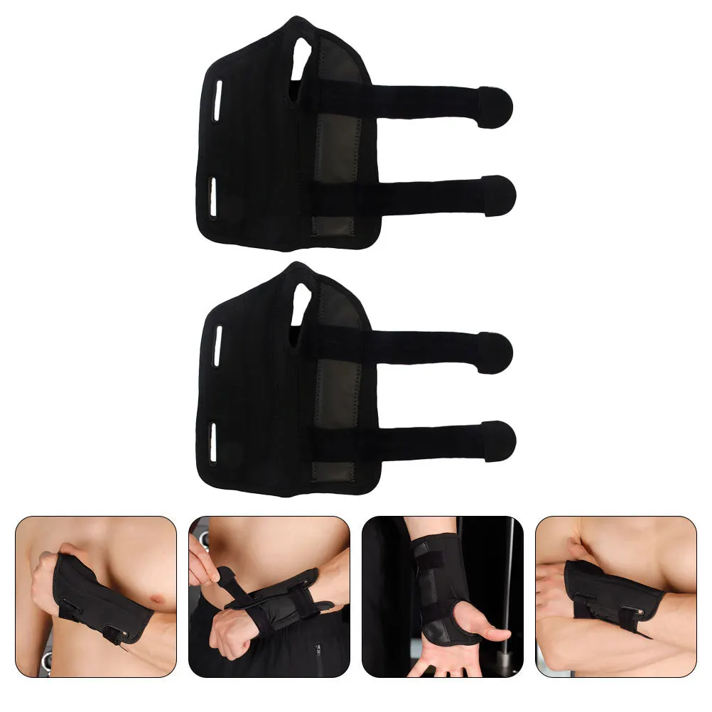 

2Pcs Adjustable Wrist Protector Hand Brace Steel Board Support Sports Outdoor Exercise Protective Tool for Men Women