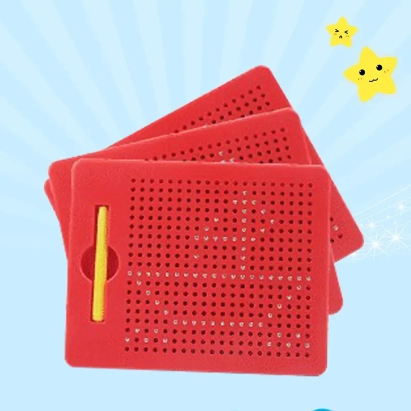 لوحة رسم مغناطيسية على شكل كرة فولاذية بلاستيكية - ألغاز إبداعية لعبة تعليمية مبكرة للأطفال لوحة رسم فنية تفاعلية للتعلم والمتعة #2