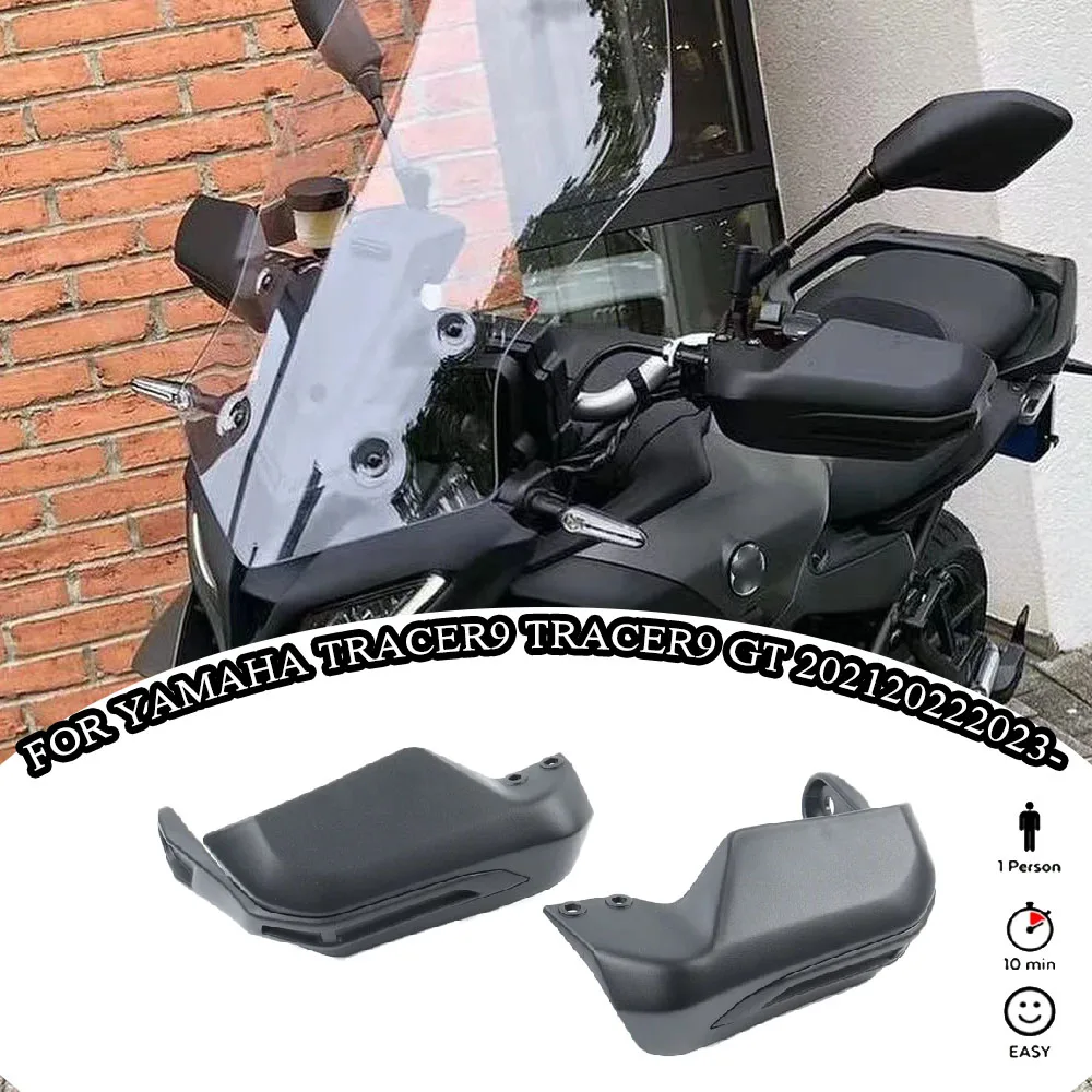 

NEW Handguard Extensions Protector Guard Hand Shield Protector Cover Black Fit For Yamaha Tracer 9 Tracer9 GT 2021 2022 2023 -