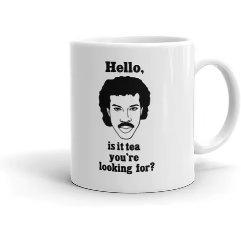 Afterprints Hello, is it Tea Your Looking Funny Coffee Tea Ceramic Mug Office Work Cup 11oz