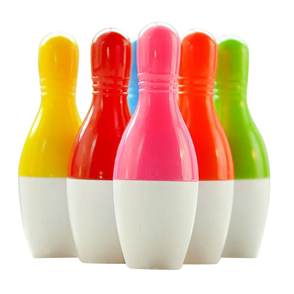 20 Pcs Delicate Bowling Retractable Pen Student Kids Plastic Wear-resistant Sign