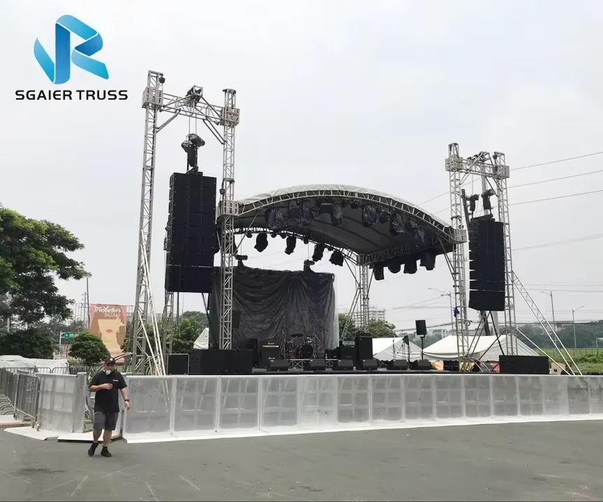 Durable Live Concert /performance/exhibition Metal/aluminum Stage Arch Roof Truss
