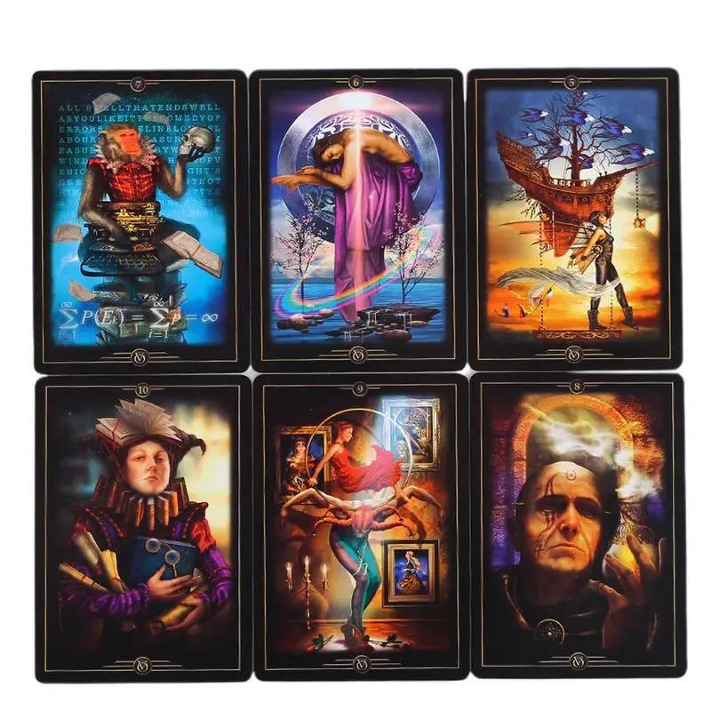 52 stücke Tarot karten Kristall Vision Tarot karten Englisch Version Deck Tarot Spiel Party Spielkarte Brettspiele Orakel Unterhaltung