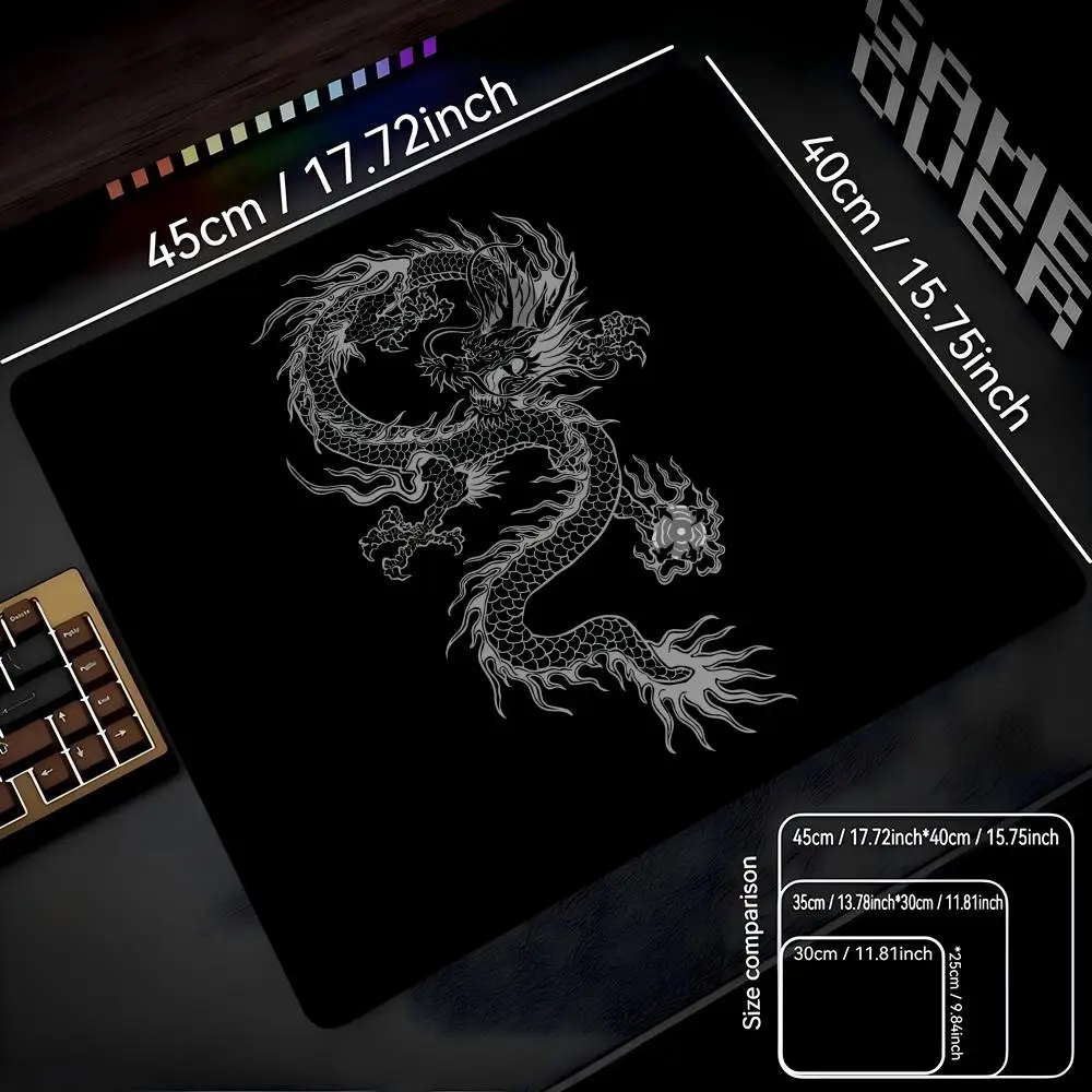 اليابانية التنين ماوس الوسادة 22X18 40X45 ملحقات الكمبيوتر مكتب ألعاب الجدول حصيرة المطاط المضادة للانزلاق ماوس الوسادة الصغيرة ديكور مكتب منصات #1