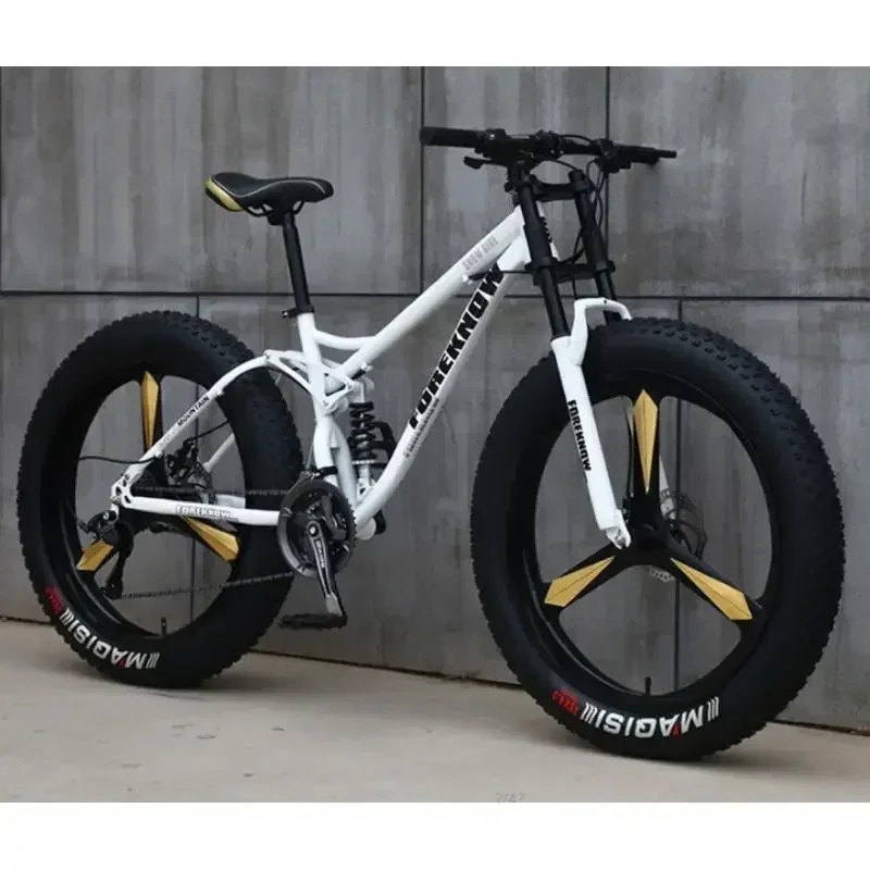 AliExpress YTYIN 26inch Aluminum Alloy 4.0 Fat Bicycles Mountain Fat Bike / Five Blade Fatbike Mountain Bike Disc Brakes Snow Bike