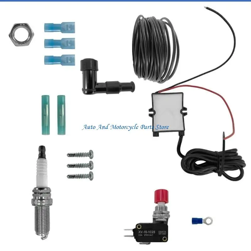 P9FD BFTKAFK-Single Flame Thrower Single Flamethrower Motorbike Modification Part Includes All Installation Accessory