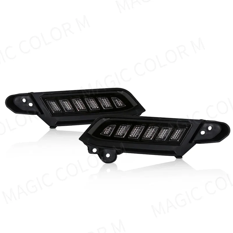 LED DRL Fog Lamp For Toyota Tacoma 2016 2017 2018 2019-2023 Daytime Running Light Turn Signal Headlights Car Accesssories 12V